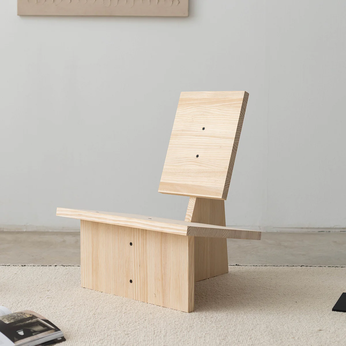 Trebalúger armchair made of solid pine wood 100% PEFC - Image 6