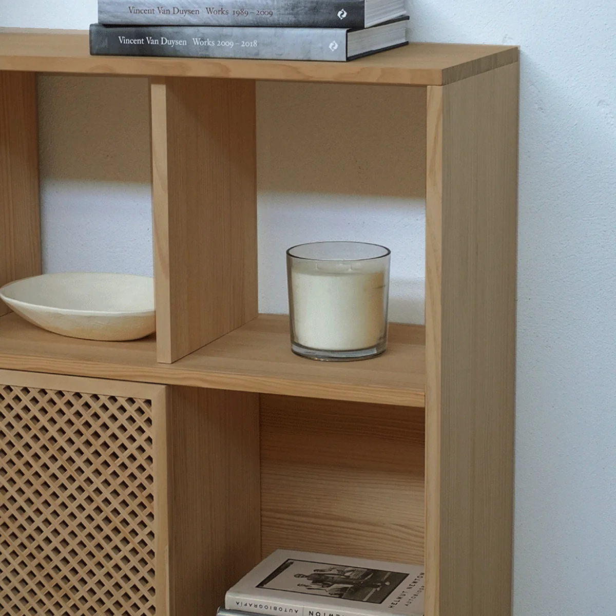 Shelving Mica in pine with 3 doors 98 cm - Image 9