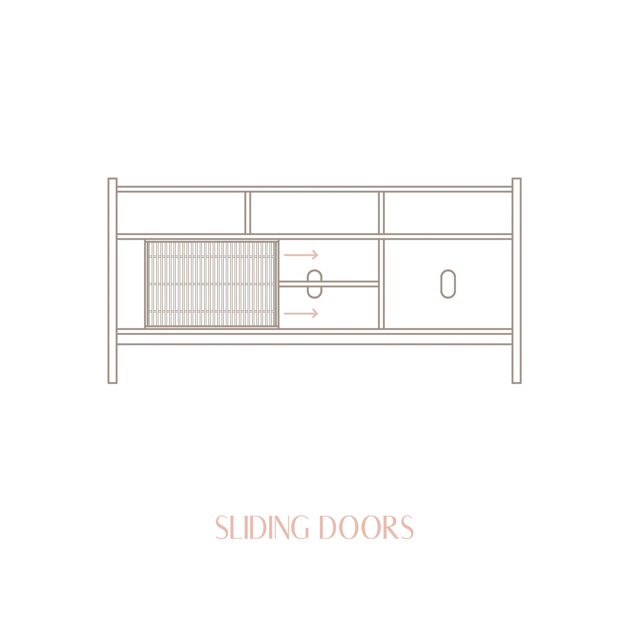 Bassa solid wood sideboard for vinyl records 1 or 2 doors 151 cm - Image 12